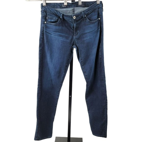 AG Skinny Jeans Adriano Goldschmied Stilt Cigarette Mid Rise Size 28 Stretch - Picture 2 of 7